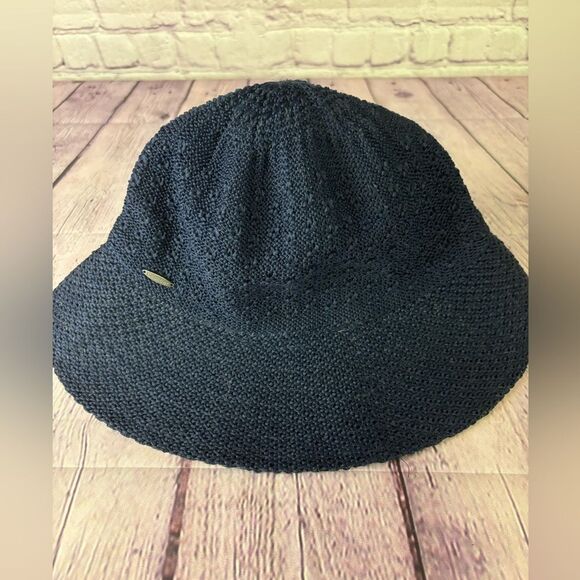 Coolibar UPF 50+ Sun Protection Marina Packable One Size Fits Most Sun Hat Navy - Picture 1 of 6